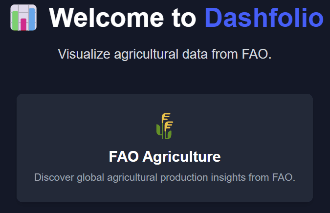 Dashfolio - Interactive Data Dashboards